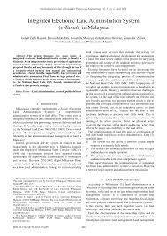 25, persiaran perdana, presint 4, 62574 putrajaya Pdf Integrated Electronic Land Adminstration System E Tanah In Malaysia