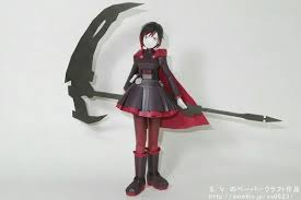 Ruby Rose Rwby Paper Crafty My Paper Craft Rwby Papercraft Download Paper Crafts