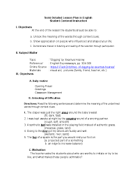 If you are having difficulty identifying the meanings of words, choose a new strategy for unlocking unfamiliar words. Doc Semi Detailed Lesson Plan In English Student Centered Instruction Shirley Hrndz Academia Edu