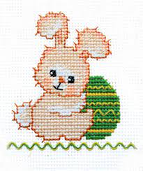 Easter card with a cute white bunny and the text: Black Cats Cross Ctitch Counted Pattern Beginners Embroidery Etsy Simple Cross Stitch Stitch Patterns Cat Cross Stitch Pattern