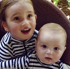 Ivanka Trump's daughter Arabella and baby son Joseph wear matching stripes 