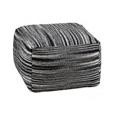Black And White Ottoman Pouf Pin On Stools Ottomans Poufs