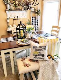 Black And White Buffalo Plaid Kitchen Decor Market Fresh Lemons Pillow Cover Buffalo Check Buffalo Plaid Farmhouse Truck Farmhouse Decor Neutral Lemons Pillow Summertime Pillow Yellow Kitchen Decor Farmhouse Dining Room Lemon Kitchen Decor