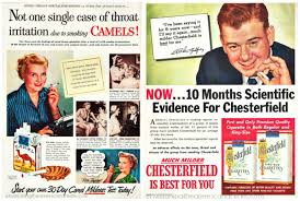 So in cigarette ads, tobacco companies used doctors' authority to make their claims about their the first cigarette company to use physicians in their ads was american tobacco in 1946, reynolds launched an ad campaign with the slogan, more doctors smoke camels than any other cigarette. Smoking Just What The Doctor Ordered Envisioning The American Dream