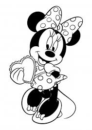 50 valentine day coloring pages for kids | free coloring pages 2019. Minnie For Valentine S Day Coloring Pages Mickey Mouse And Friends Coloring Pages Colorings Cc