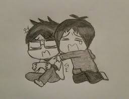 I Am So Freaking Addicted To Drawing Us As Chibis But Seriously Though This Is What Usually Happened When We Were Drawings Body Drawing Funny Games