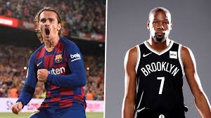 The world cup winner took the no. Griezmann Given Barcelona No 7 Shirt After Announcement By Nba Star Kevin Durant Goal Com