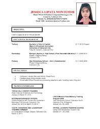 What is a resume objective and resume profile? Resume For Work Immersion