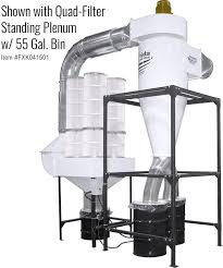 A dust collector is a system used to enhance the quality of air released from industrial and commercial processes by collecting dust and other impurities from air or gas. 20hp Direct Drive Cyclone Industrial Dust Collection System Oneida Air Systems