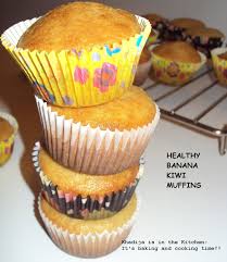Muffins Sante A La Banane Et Au Kiwi Healthy Banana Kiwi Muffins Saludables Muffins Con Banana Y Kiwi Food Blog Desserts Food