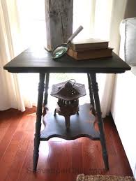 Wobbly Table Fix Gray Chalk Paint Side Table Table Painted Side Tables Painted Furniture