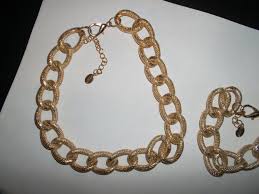 Neuer Edler Hochwertiger Modeschmuck Grosse Stabile Glieder Kette Und Armband Kleiderkorb De Sie wird ihrem look geheimnisvolle.
