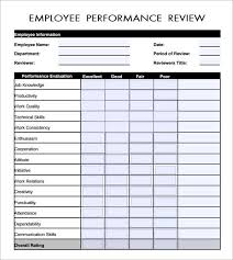 Employee Evaluation Form Pdf Employee Evaluation Form 17