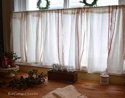 How To Create Cafe Curtains For Under 5 Dollars Cafe Curtains Diy Curtains Curtains Living Room