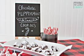 Can we just talk about these kisses for a minute? Flourless Chocolate Peppermint Kiss Cookies