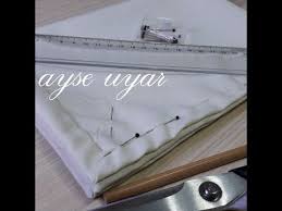 Kumas Pecete Kenari Nasil Yapilir How To Make Fabric Napkin Edge Youtube Kumas Kanavice Ornekleri Kanavice