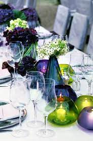 Color Of The Year 2013 Emerald Dark Purple Wedding Purple Wedding Wedding Table