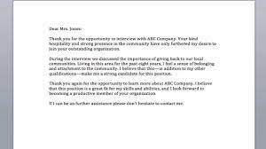 How To Compose An Interview Thank You Letter - Youtube