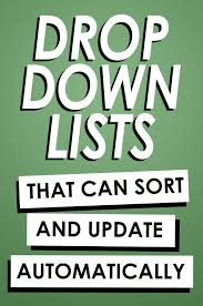 Excel Drop Down Learn How To Make Data Validation Lists That Can Sort And Update Auto Excel Hacks Excel Shortcuts Microsoft Excel Tutorial