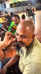 Sacred Offering of Devotion 🙏✨, A heartfelt moment of faith and surrender  — offering hair as a symbol of gratitude and humility before the divine.  Every strand reflects a prayer, every tear holds a ...