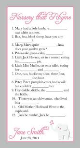 Elephant Baby Shower Game Quiz Baby Boy Baby Girl Nursery Rhyme Game 6 X11 By Nestedexpressions 30 Twins Baby Shower Baby Shower Games Baby Boy Shower