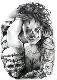 Much like any artistic tradition, the chicano tattoo style was a product of its circumstances. Chikano Devushka Pesquisa Google Chicano Art Tattoos Chicano Drawings Chicano Tattoos
