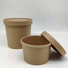 Download China Kraft Paper Soup Bowl Soup Cup With Lid 8oz 12oz 16oz 32oz High Quality On Sale China Biodegradable Compostable Kraft Paper Bowl And Natural Soup Cup With Lid Price