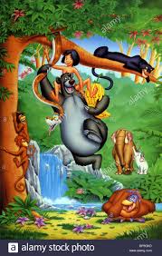 Disney villains with derwent inktense pencils. Mowgli Baloo Kaa Bagheera Das Dschungelbuch 1967 Stockfotografie Alamy