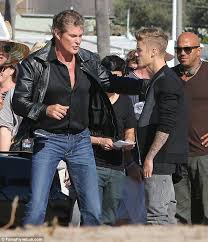 Knight rider is about a crimefighter with a cool talking car that can do things similiar to a human or robot. Justin Bieber Voices Knight Rider Talking Car Kitt In New Film With David Hasselhoff Daily Mail Online