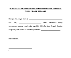 Recommended documents documents similar to surat akuan terima wang. Contoh Borang Akuan Penerimaan Dokumen