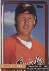 FREE SHIPPING-MINT-1991-92 Topps Major League Debut Jeff Tackett #168  Rookie