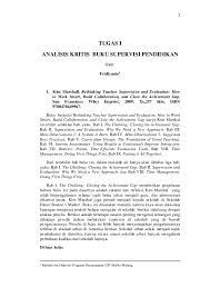 Jika anda menulis jurnal maka anda dapat mengasumsikan pembaca cukup familiar dengan topik. Supervisi Pendidikan Fridiyanto Yanto Academia Edu