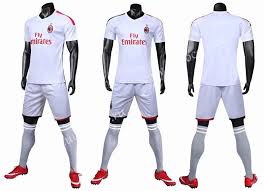 No Brand Logo 2019 2020 Ac Milan Away White Soccer Uniform Soccer Uniforms Ac Milan Football Sweater