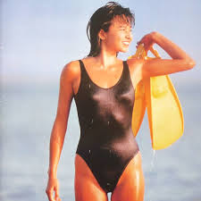 ◎山口智子 ポスター特集お宝ハプニング平成人気女優キャンギャル時代ハイレグ水着セミヌードノーブラ【A4サイズ切り抜き5p】－Funbid香港本地日本代購網站