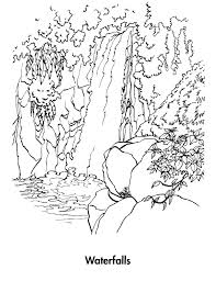 Waterfall Coloring Pages Coloring Pages Nature Coloring Pages Coloring Pages For Kids