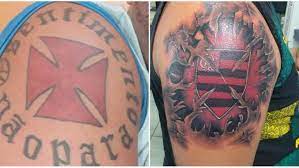 Ex Vascaino Cobre Tatuagem Da Cruz De Malta Com Escudo Do Flamengo Feliz Esporte Extra Online