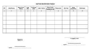 Contoh format buku inventaris sekolah. Contoh Buku Tanah Gedung Bangunan Inventaris Sekolah Paud Wikiedukasi Paud