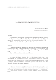 Cada vez que la pronuncies recuerda el inmenso sacrificio que hizo jesús por ti. Pdf La Oracion Del Padrenuestro