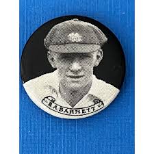 1934 Cricket Badges Pinbacks Buttons Australian Team SJ McCabe, FA Ward &  BA Bar