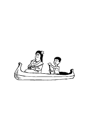 Your child will enjoy coloring the page because of the happy expression of the sun and the sharpness that is visible in the picture. Coloring Page Canoe Free Printable Coloring Pages Img 10766