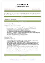 We add 500 bank relationship manager job description monthly! Relationship Officer Resume Samples Qwikresume