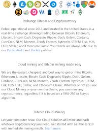 Mining bitcoin is as easy as installing the mining software on the pc you already own and clicking start. Cloud Mining Eobot Cryptocurrency Business Blog Cloud Mining