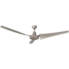 Hampton Bay Industrial 60 In Indoor Brushed Steel Ceiling Fan With Wall Control Ceiling Fan Brushed Steel Garage Ceiling Fan
