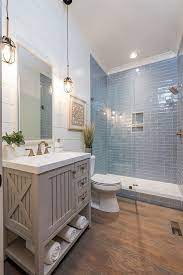Home interiors bathroom best 10 master bathroom design ideas for 2020. 30 Elegant Farmhouse Bathroom Ideas 2020 Simple But Beautiful Dovenda Bathroom Remodel Master Bathrooms Remodel Farmhouse Master Bathroom