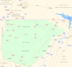 The route is undeveloped, with no trail or facilities outside the trailhead. Map Of Vermilion Cliffs National Monument Arizona
