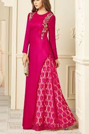 Pink dan putih surplice leher tanpa lengan gaun dengan aksen busur ilustrasi, wedding dress hanger pakaian formal, dresses, mode, pengantin, magenta png. 34 Pink Colour Combinations Indian Dress Ideas Pink Colour Dress Combination Dresses Pink Colour Combination Dresses