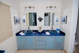 .a beach themed bathroom with an epoxy vanity top that looks like water washing up a beach and at the time, she was in immediate need of 3 vanities with tops and sinks, and kitchen countertops. Master Bath Coastal Bathroom Miami By Ecco Woodcrafts Cabinetry Houzz