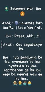 Sebagai anak, kasih sayang ibu merupakan hal paling berharga yaitu hari ulang tahun ibu dan hari ibu yang jatuh pada tanggal 22 desember tiap tahunnya. 10 Meme Lucu Ucapan Hari Ibu Niatnya Bikin Terharu Malah Ja