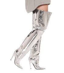 balenciaga knife over the knee leather boots mytheresa com