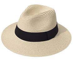 Lanzom Women Wide Brim Straw Panama Roll Up Hat Fedora Beach Sun Hat Upf50 Khaki One Size At Amazon Women S Clothing Fedora Beach Summer Straw Hat Sun Hats